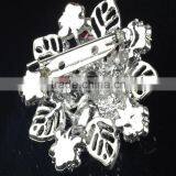 Flower Brooch Pins With Rhinestones, Flower Crystal Brooch Pin, Flower Diamond Jewel for Lady thumbnail-2