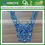Colorful Emboridery Base Beaded Neckline -- H1412025 thumbnail-1