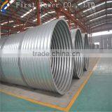 Circular Half Circle Corrugated Culvert, Galvanized Culvert Pipe thumbnail-2