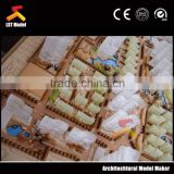 ABS plastic material scale building model of architectural project