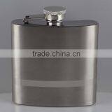 Stainless Steel Sand Finish 304 Hip Flask 6oz
