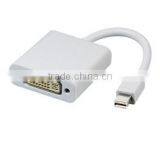 Xinya hot selling high quality product Mini DP to DVI Female cable for MacBook, LCD TV, projector