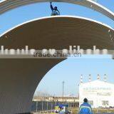 LS914-610 K Shape Steel Arch Sheet Building Trailer Roof Machine thumbnail-5