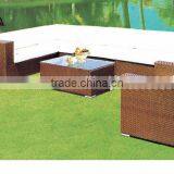 Outdoor Garden Furniture Poly Wicker Rattan Sofa thumbnail-3
