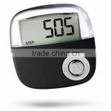 new gift and new product style transparent plastic white color pedometer siple pedometer for