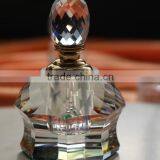 Empty Colorful Blue Crystal Perfume Bottle thumbnail-2