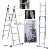 Three Way Aluminum Domestic Ladder. thumbnail-1