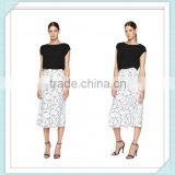 Ladies polyester digital printed wide-leg fashion dress
