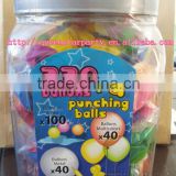 Assorted latex balloons packing in box