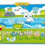 2012 hot item, baby music play mat, butterfly play mat