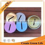 70mm Metal Piggy Bank Slotted Lid thumbnail-5