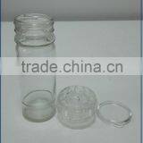 Glass Spice Grinder With Plastic Lid Hand Salt and Pepper Grinder Wholesale Quality Choice thumbnail-2