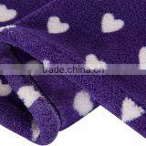 Heart Pattern 100% Polyester Coral Fleece Blanket thumbnail-2