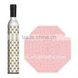 2014 Fashion 3 Folding Wine Bottle Rain Umbrella