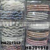 Ladies Fashion Rhinestone Plastic Hairband With Stone thumbnail-4