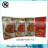 High Quality Rectangular Tea Gift Food Tin Can Box (various Lids and Printing)
