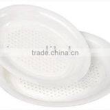 Microwave Food Plate, Plastic Plate(rectangle-shaped)