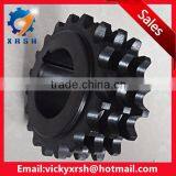 C45 steel Triplex sprocket with black oxide