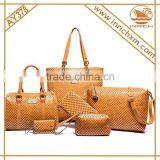 Chinese Supplier Wholesale 6pcs In a Set Ladies Handbags At Low Price Quality Choice thumbnail-1