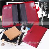 Embossing Conference A4 Document Leather File Folder for Interview