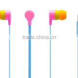 New Design Wired Earphone With Flat Cable For MP3