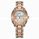 Kingsky KY075 Vogue Gold Plated Chain Quartz Girls Fancy Watches thumbnail-2