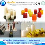 High efficient and best selling semi automatic candle making machine