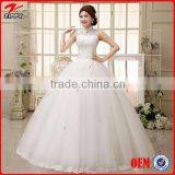 Wedding Dress Floor-Length Sleeveless Natural Lace Up Multi Sizes More Color Simple Wedding Dresses Quality Choice thumbnail-1