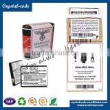 Stable PVC Adhesive Heat Sensitive Battery Label