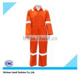 orange reflective firefighting suit