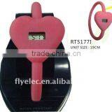 Heart Shaped Silicone Watch