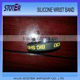 Silicone Wriet Band Small Silicone Colorful Hand Bands Silicone Band With Debossed Logo