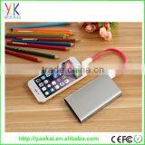 2016 Hot Selling External Automatic Battery Charger Qc2.0 Power Bank 6000mAh