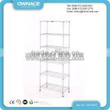 Easy Assemble Home Storage Steel Chrome Wire Shelf thumbnail-5