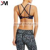 Women Fashion Stretch Workout Tank Top Seamless Fitness Gym Sports Bra thumbnail-1