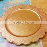 Designer Charger Plate With Gold Foil thumbnail-1