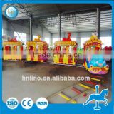 High quality fiberglass amusment rides electric train kids train for sale china supplier elephant train