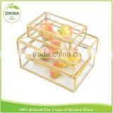 Wedding Vintage Container With Cover, Rose Gold, Old Rustic Meta Jewelry Photo Display Case, Storage Secret Aluminum Tin Box thumbnail-6