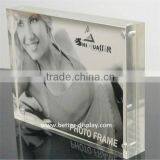 Clear Acrylic 8x10 Double Sided Glass Photo Frame thumbnail-2