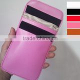 Custom leather RFID Shielding Cell Phone case