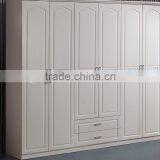 modern MDF panel 6-door clothes Wardrobe