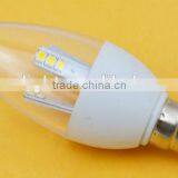 LED Candle Bulb 3W B15 E12 Smd2835 500lm Cool/warm White AC110V/220V C37 Led Lighting
