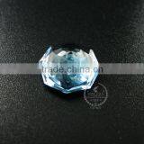 12MM Polygon Shape Fancy Faceted Cut Natural Sky Blue Topaz Semi Precious Loose Stone Gemstone DIY Ring Earring Cabochon 4160002 thumbnail-2