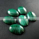 18x25mm Oval Peacock Green Malachite Cabochon DIY Supplies for Earrings,rings,pendant Charm Findings 4120063 thumbnail-2