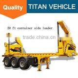 Factory New 3 Axles 40 ft Two Movable Crane Hydraulic Container Self Loading, 20 ft Container Self Loading thumbnail-3