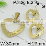 Fashion Stainless Steel Jewelry China Suppliers Gold Plated Jewelry Set Indian Design thumbnail-2