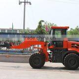 Small Scale Construction Machinery 2000kg Front End Loader With Backhoe Bucket thumbnail-3
