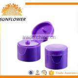China plastic flip top cap /disc top cap for shampoo bottle 24/410 28/410 24/415