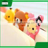 Office Stationery Personalized Rubber Meta Cartoon Animal Paper Clip Holder thumbnail-2