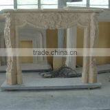Indoor Used Marble Fireplace Design Mantel Shelf thumbnail-1